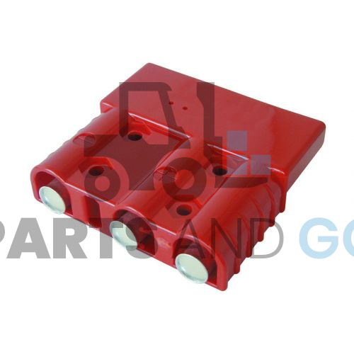 Connecteur-Prise tripolaire rouge - Parts & Go
