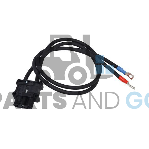 Connecteur-Prise mâle 80ADin 25 mm2 1m de câble cosse Ø10 - Parts & Go