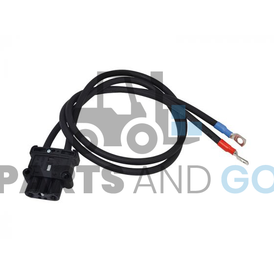Connecteur-Prise mâle 80ADin 25 mm2 1m de câble cosse Ø10 - Parts & Go