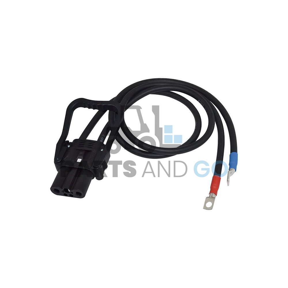 Connecteur-Prise femelle FEM 160 Standard avec poignée 1m de câble de 50 mm2 et cosse de Ø10 - Parts & Go