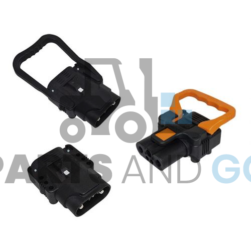 Pack Connecteur-Prises Faible Effort Eaxtron 160A 35mm2 avec poignée courte Orange - Parts & Go