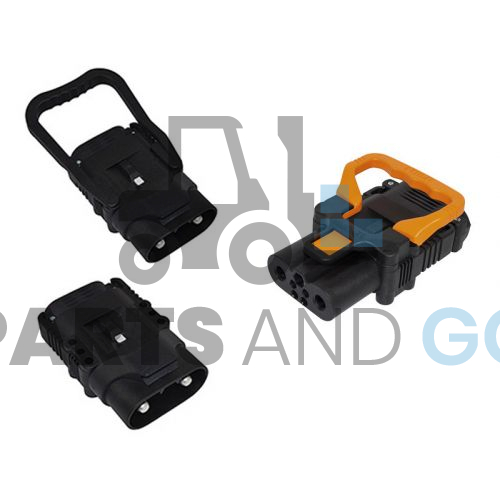 Pack Connecteur-Prises Faible Effort Eaxtron 320A 50mm2 avec poignée courte Orange - Parts & Go