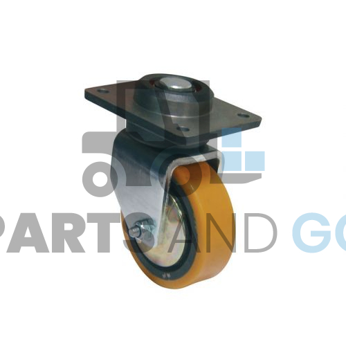 Roulette pivotante (Stabilisateur) Dimension du galet 125x40 Monté sur BT - Parts & Go