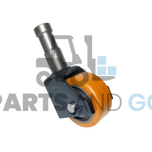 Roulette pivotante (Stabilisateur) Dimension du galet 110x50 monté sur Mic GD200S - Parts & Go