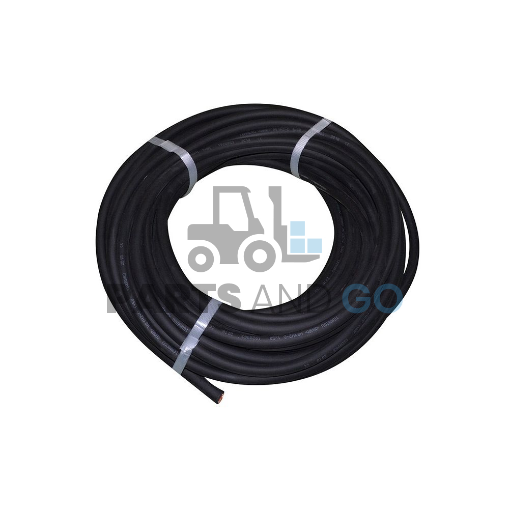 Cable souple noir 50 mm2 (prix au mètre vendu par bobine de 25m) - Parts & Go