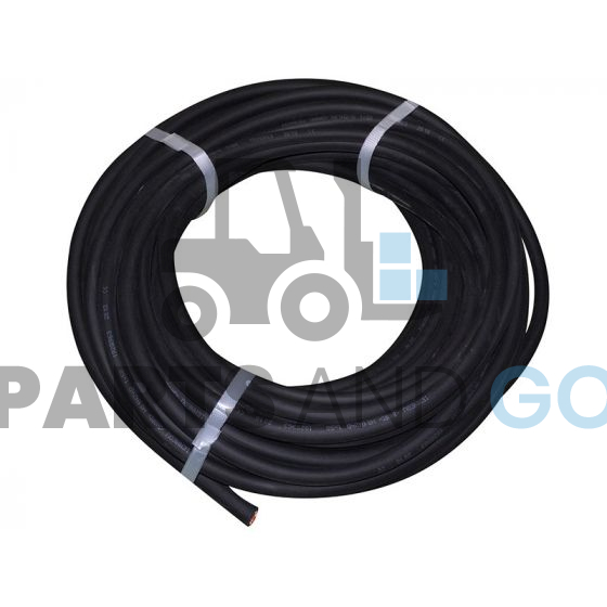 Cable souple noir 50 mm2 (prix au mètre vendu par bobine de 25m) - Parts & Go