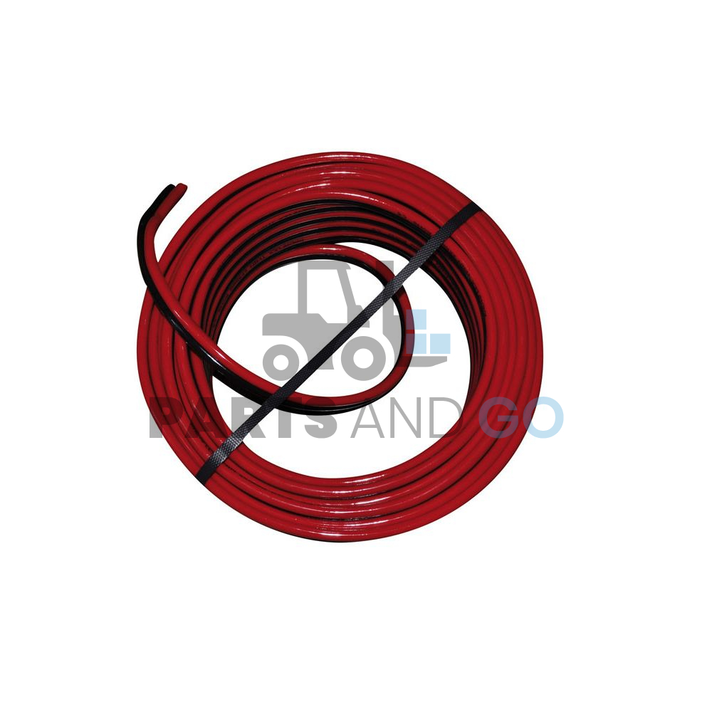 Cable souple biconducteur 10mm2 (prix au mètre vendu par bobine de 25m) - Parts & Go