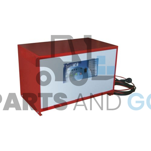 Chargeur 12m50 (12Volts - 50A) monophasé 480x280x 10 mm pour batterie de matériel de manutention - Parts & Go