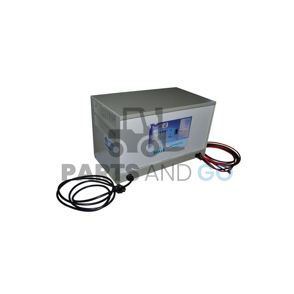 Chargeur 24m50 (24Volts - 50A) monophasé 480x280x310mm pour batterie de matériel de manutention - Parts & Go