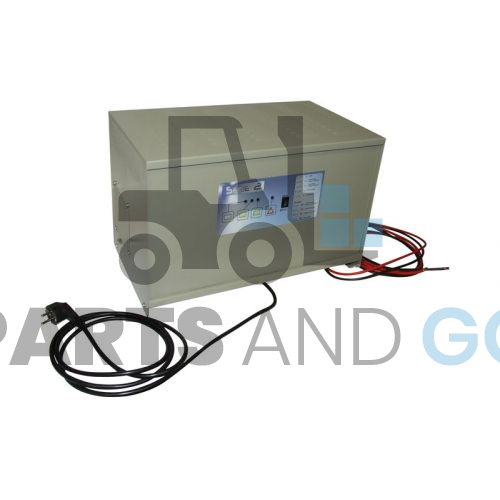 Chargeur 48m50 (48Volts-50A) monophasé, 480x280x310mm pour batterie de matériel de manutention - Parts & Go