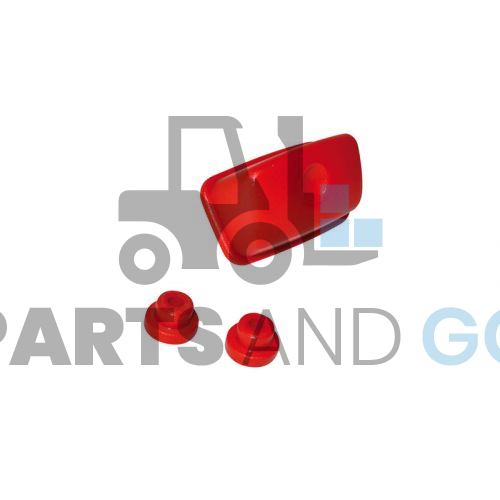 Bouton de sécurité rouge Monté sur Transpalettes Electriques OMG - Parts & Go