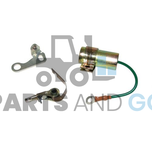 Kit d'allumage rupteur et condensateur pour moteur Renault et allumeur Ducellier - Parts & Go