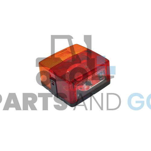 Feu arrière 4 fonctions (clignotant, stop, plaque et feu arrière) - Parts & Go