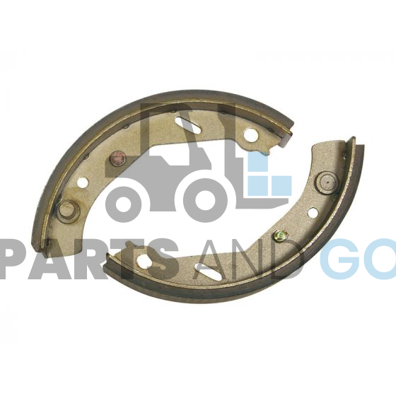 Kit de 2 mâchoires de frein, dimension 165x58mm montée sur chariot élévateur Caterpillar, Hyster - Parts & Go