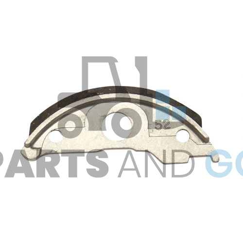 Mâchoire de frein, dimension 75x25,5mm montée sur chariot élévateur Crown - Parts & Go