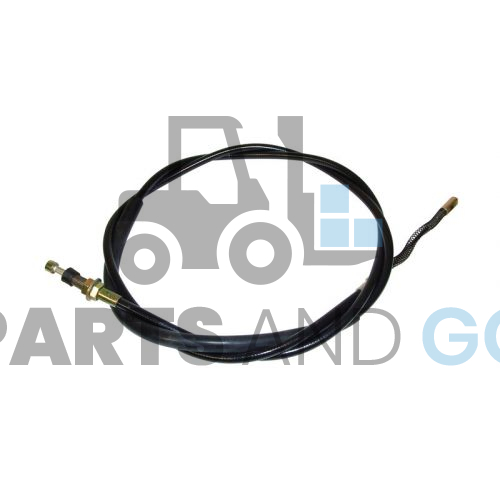 Câble de frein, droit, longueur 2325 mm monté sur chariot élévateur Mitsubishi FD/G20-25 - Parts & Go