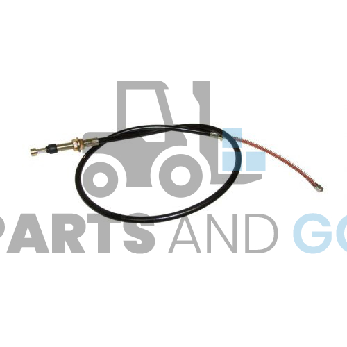 Câble de frein, gauche, longueur 1,220m monté sur chariot élévateur Toyota 5-6FD/G20-25 - Parts & Go