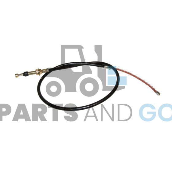 Câble de frein, gauche, longueur 1,220m monté sur chariot élévateur Toyota 5-6FD/G20-25 - Parts & Go