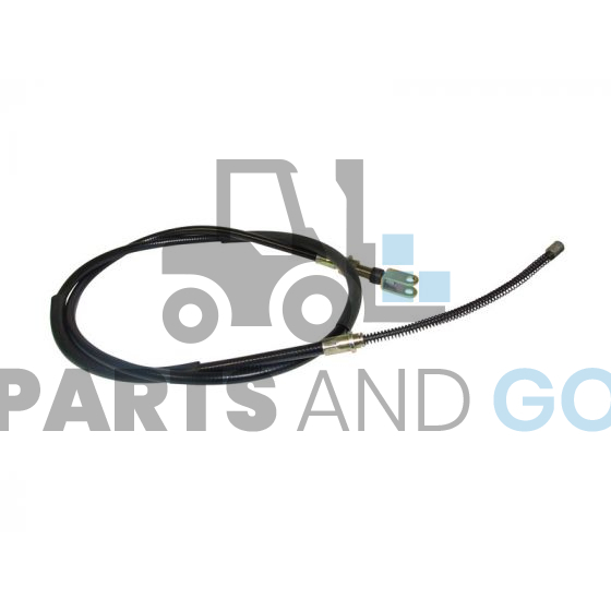 Câble de frein, droit, longueur 1,20m, monté sur chariot élévateur Toyota 7FD/G20-30 - Parts & Go