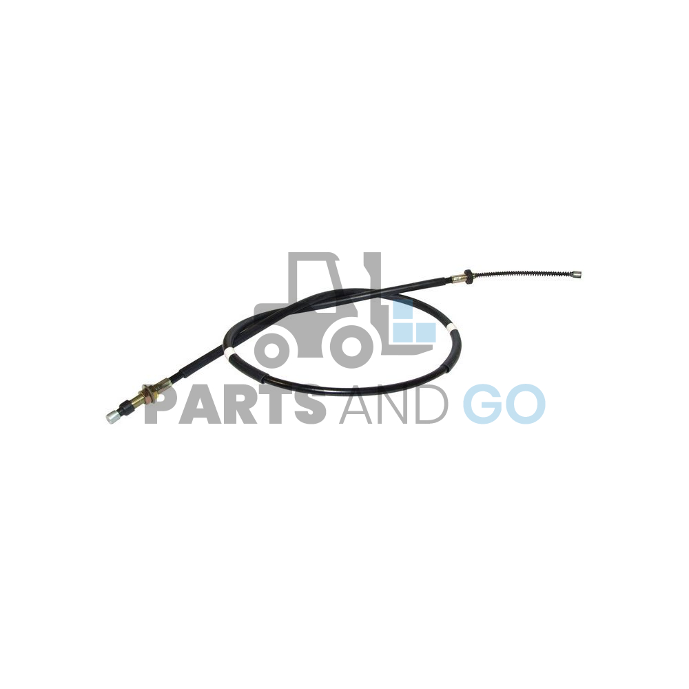 Câble de frein, droit/gauche, longueur 1.63m, monté sur chariot élévateur Nissan DO1 - Parts & Go