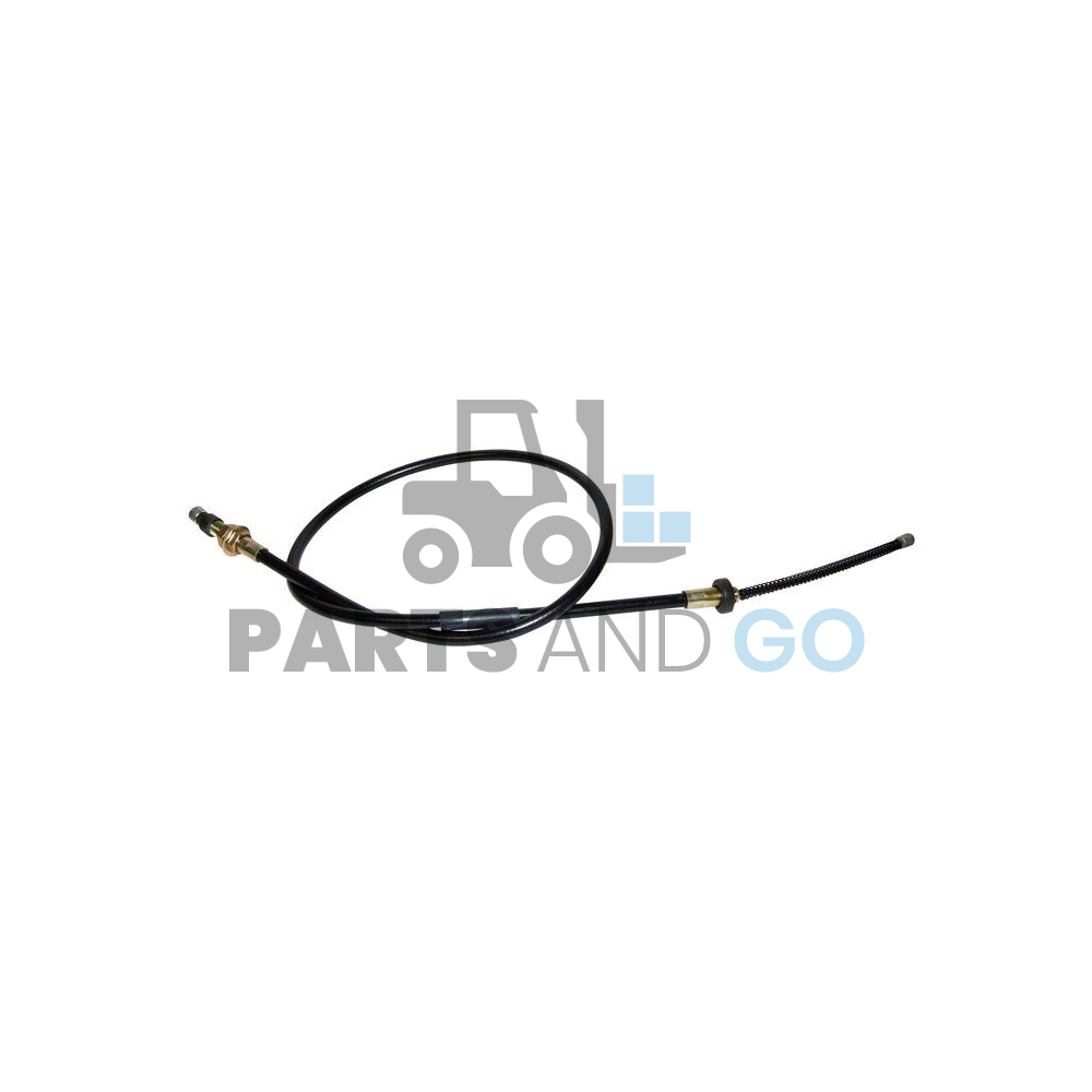 Câble de frein, gauche, longueur 1,27m, monté sur chariot élévateur Nissan JO1 - Parts & Go