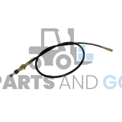 Câble de frein, gauche, longueur 1,165m monté sur chariot élévateur Toyota 5FD/G30 - Parts & Go