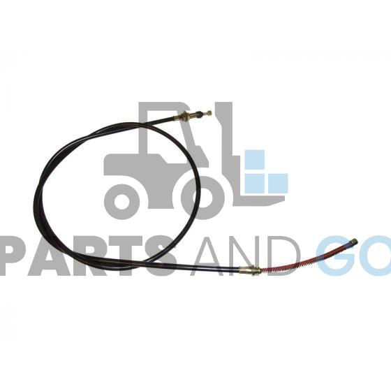 Câble de frein, droit, longueur 1,943m monté sur chariot élévateur Toyota 6FD/G28-30 - Parts & Go