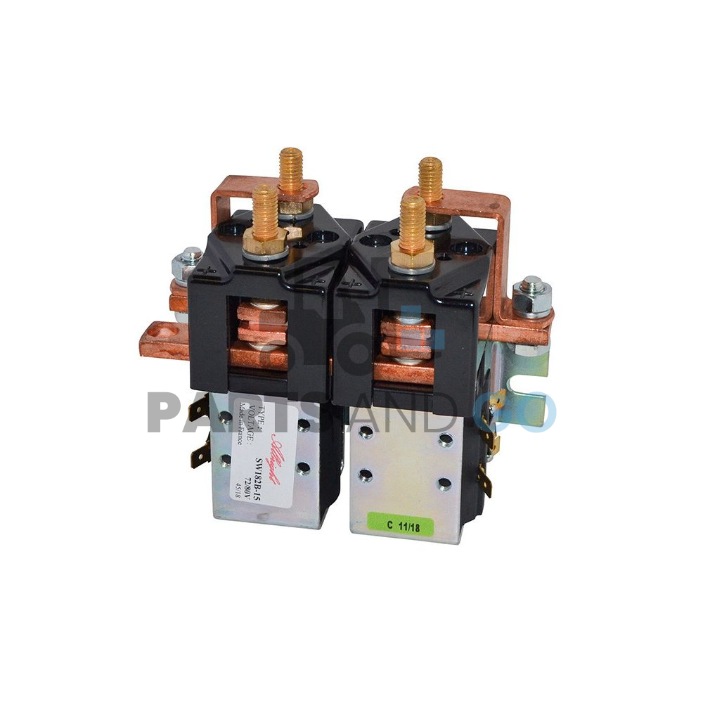 Contacteur Albright SW182B-15, 72/80Volts avec soufflage magnétique intégré monté sur transpalettes électriques - Parts & Go