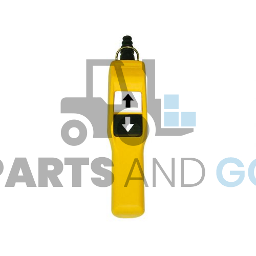 boîte à boutons pendante jaune cylindrique pour Nacelles et Poids lourds - Parts & Go