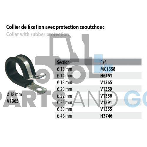 collier 18mm - Parts & Go