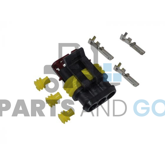 Kit connecteur étanche 3 voies complet - Parts & Go