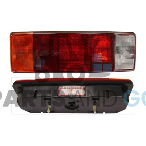 Rear light with 6 functions