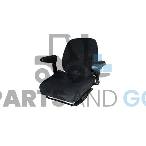 Siège en tissu avec accoudoir et ceinture pour chariot élévateur - Parts & Go