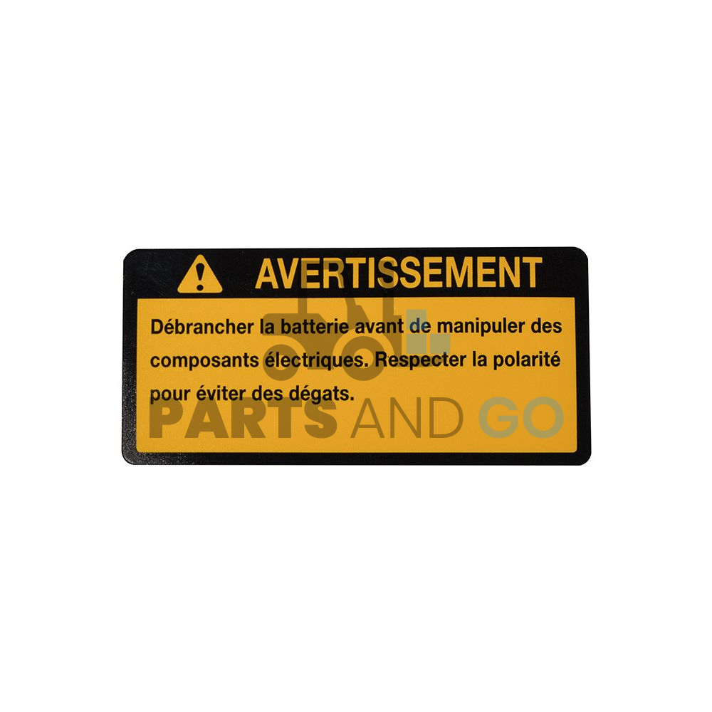 adhesif securite - Parts & Go