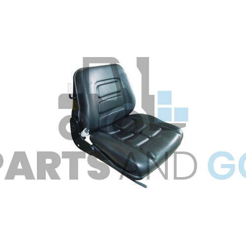 Siège type GS12 en PVC renforcé avec microcontact pour Chariot élévateur - Parts & Go