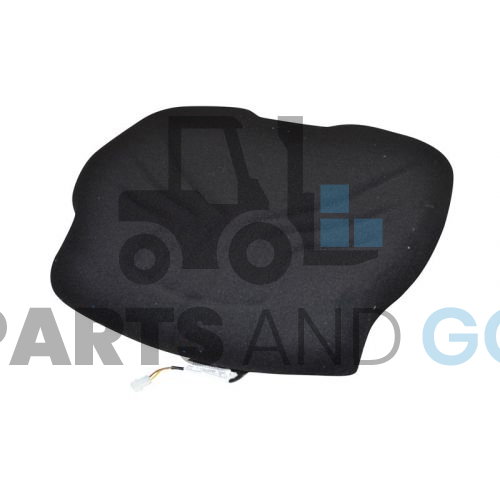 Coussin-Assise de siège Grammer Primo® L en tissu chauffant pour chariot élévateur Linde - Parts & Go