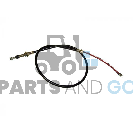 Cable de frein d'urgence longueur 1,174m monté sur Toyota 6FD/G28-30 - Parts & Go