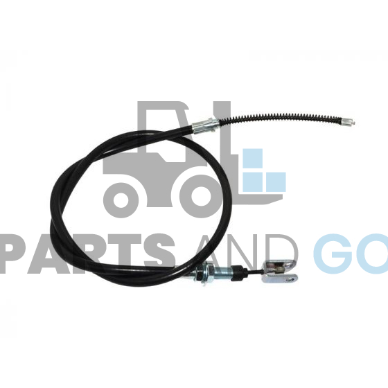 Câble de frein, gauche, longueur 1,18m monté sur chariot élévateur Komatsu FD20-30-16/-17, FG20-30-16/-17 - Parts & Go