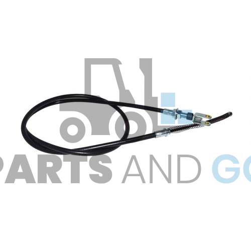 Câble de frein, droit, longueur 1.635m monté sur chariot élévateur Komatsu FD/G20-30/15-16 - Parts & Go