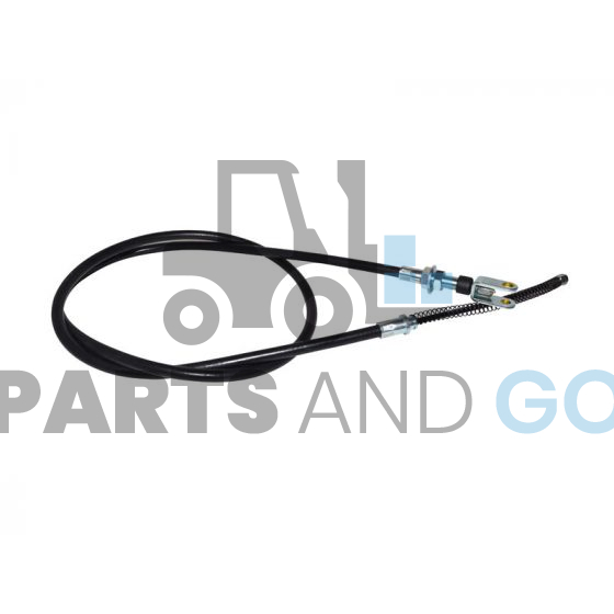 Câble de frein, droit, longueur 1.635m monté sur chariot élévateur Komatsu FD/G20-30/15-16 - Parts & Go