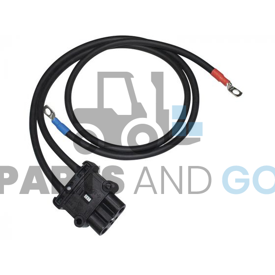 Connecteur-Prise Fem80Adin Femelle avec 105CM et 80CM de cable de 25mm2 et cosse de 10 - Parts & Go