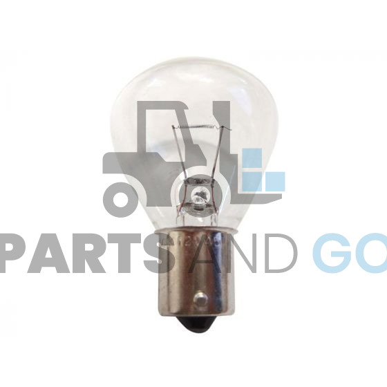 Lampe - Ampoule, culot BA15S, 12volts, 45W, diamètre 34mm - Parts & Go