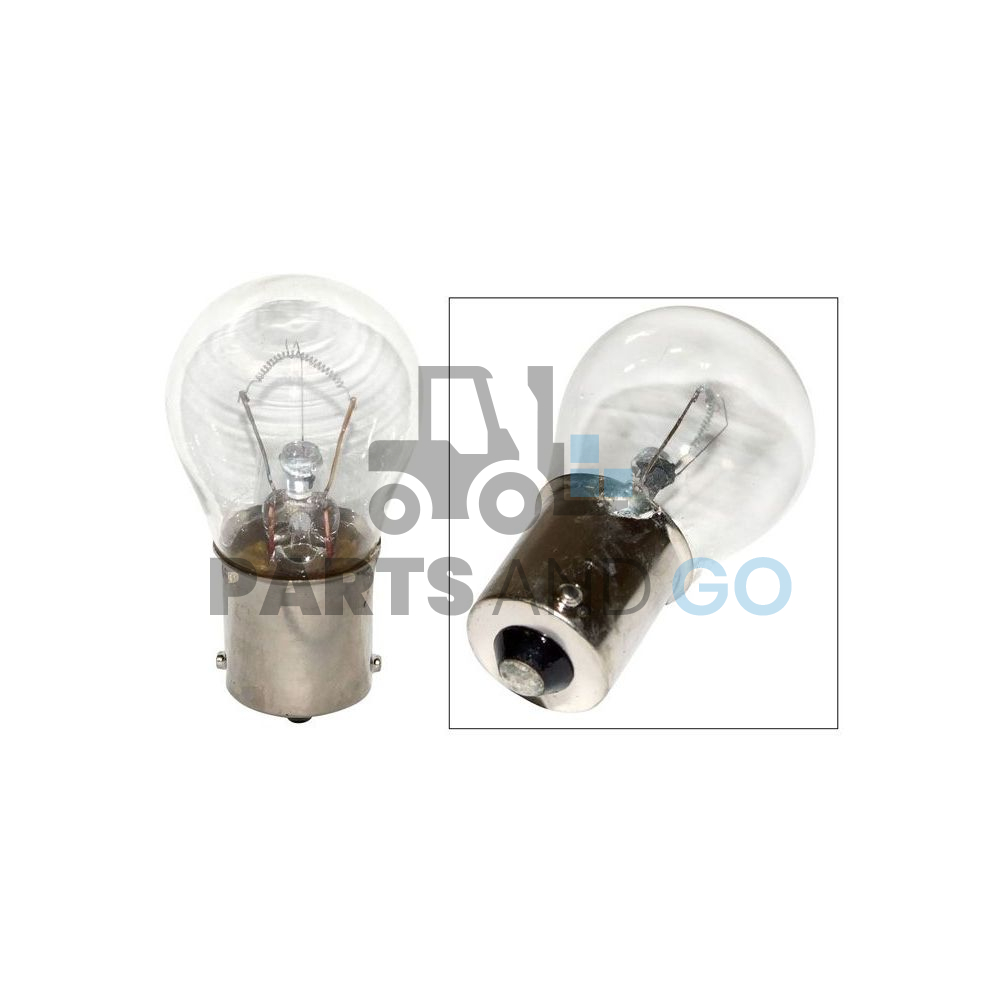 Lampe - Ampoule culot BA15S, 24volts, 45W, diamètre 34mm - Parts & Go