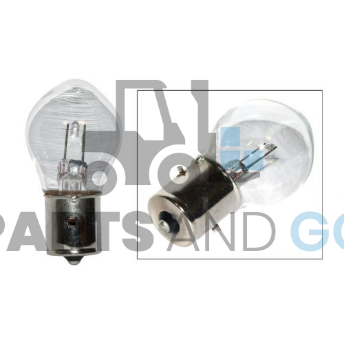 Lampe - Ampoule BA20S 12Volts, 35w, hauteur 66mm, diamètre 34,9mm - Parts & Go