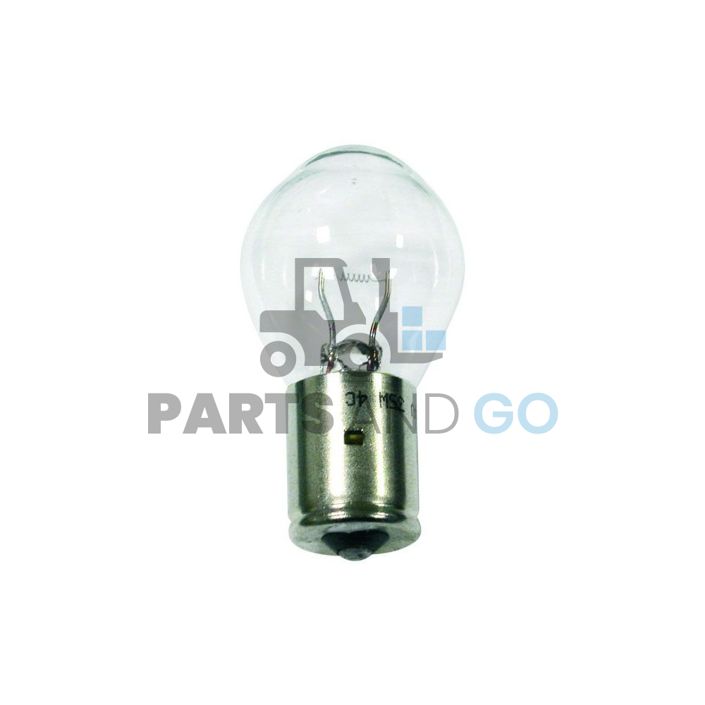 Lampe - Ampoule, BA20S, 24Volts, 35W, diamètre 34,9mm, hauteur 66mm - Parts & Go