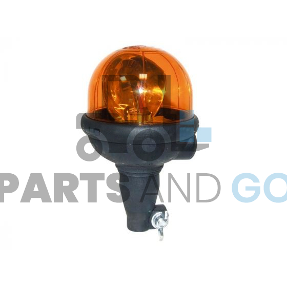 Gyrophare à base flexible 12/24v (sans lampe) - Parts & Go