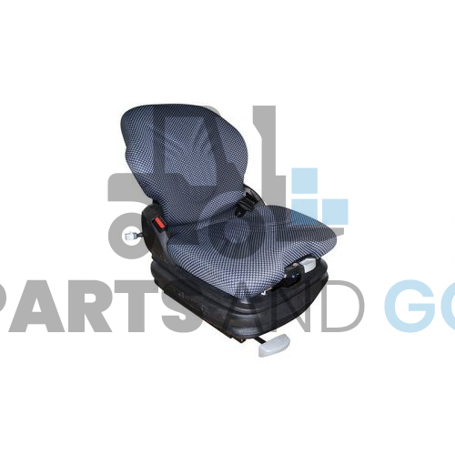 Siège Grammer Primo® XL Nouveau tissu avec microcontact, ceinture et compresseur 24v pour chariot élévateur - Parts & Go