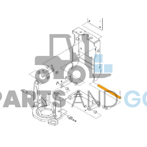 Axe sur Chassis Transpalette Electrique BT LPE 240, AL24, LAE 240, SAE 140-200 - Parts & Go