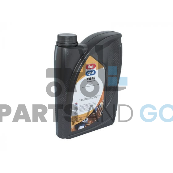Huile hydraulique HVC46 Bidon de 2 litres Unilopal - Parts & Go