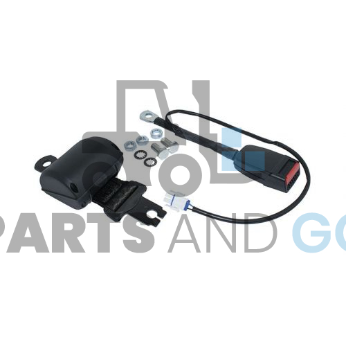 Ceinture de sécurité rétractable homologuée avec Microcontact de présence pour chariot élévateur - Parts & Go